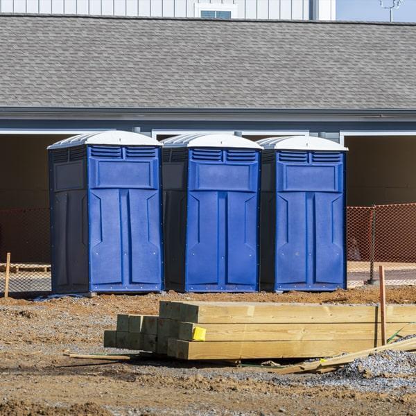 Heavy-duty construction site porta potty in Atascadero, California