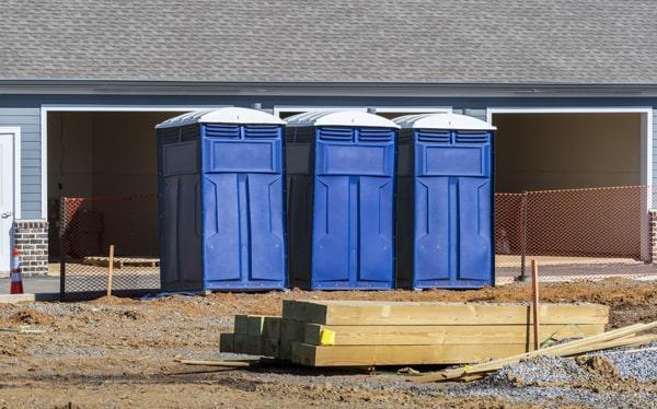 Construction site portable restroom